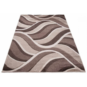 Kusový koberec Moderné vlny béžový, Velikosti 60x100cm