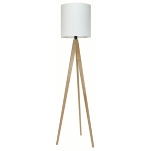Biela stojacia lampa 4room Artist, breza, 158 cm