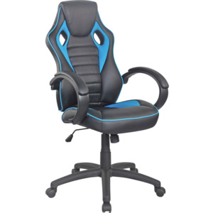 MÖBELIX Kancelárske Kreslo Speedy čierna, petrolejová 61/110-120/63 cm