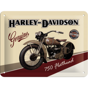 Nostalgic Art Plechová ceduľa: Harley-Davidson Flathead - 15x20 cm