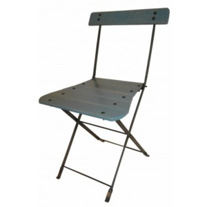 Industrial style, Skladacia vintage stolička 84x45x39cm (761)