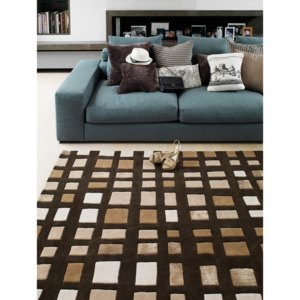 Matrix koberec 120x170cm MAX25 Plaza - čokoládová
