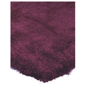 Whisper - huňatý koberec 200x300cm - slivková/modrá