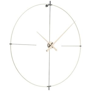 Designové nástěnné hodiny Nomon Bilbao L bílé 110cm