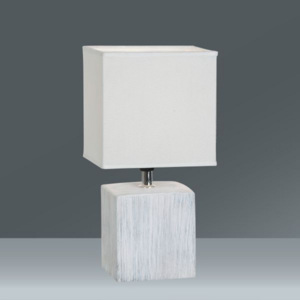 MÖMAX modern living Stolová Lampa Wanda biela 15,5/28 cm