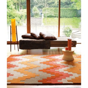 Matrix koberec 120x170cm MAX23 Cuzzo - oranžová sienna