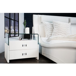 Nočný stolík 35991 Biely-Komfort-nábytok
