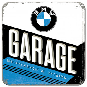 Nostalgic Art Sada podtáciek 2 - BMW Garage 9x9 cm