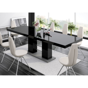 Luxusný rozkládací Jedálenský stôl LINOSA 2 vysoký lesk DOPRAVA ZADARMO