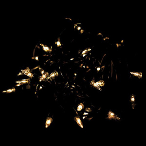 Vianočná svetelná reťaz - 35 MINI žiaroviek – žltá