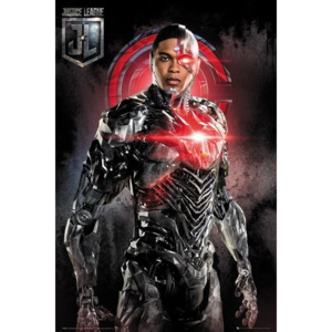 Plagát, Obraz - Justice League - Cyborg Solo, (61 x 91,5 cm)