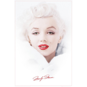 Plagát - Marilyn Monroe (Biele)
