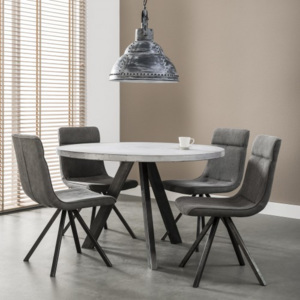 Jedálenský stôl 22-51 Ø120cm concrete-Komfort-nábytok