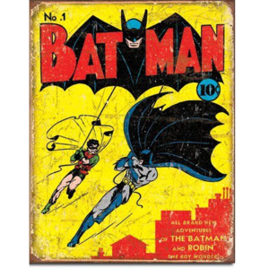 Plechová ceduľa: Comics Batman and Robin - 40x30 cm