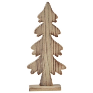 Dekoratívna soška KJ Collection Tree Natural Wood 25 cm
