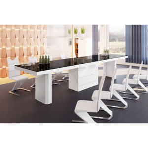 Luxusný rozkladací jedálenský stôl KOLOS 160 /až 412cm/ DOPRAVA ZADARMO