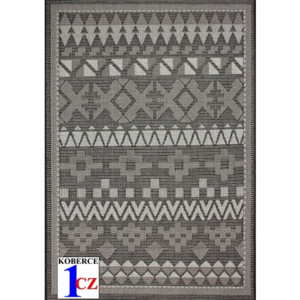 Kusový koberec Vieneta čierny, Velikosti 50x80cm