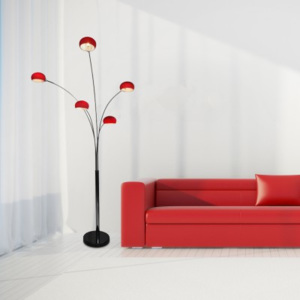 Zumaline Venti Red Floor TS-5805-G stojace lampy