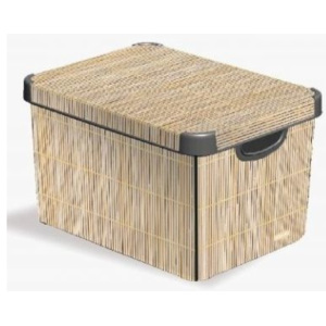 Box DECO - S - Bamboo CURVER