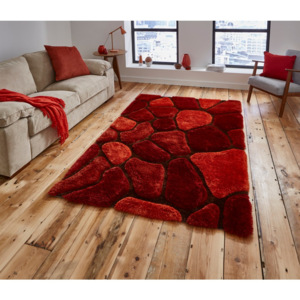 Tmavočervený koberec Think Rugs Noble House, 150 x 230 cm