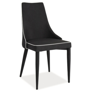 Jedálenská stolička SOREN Farba: Čierna látka