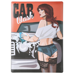 Plechová ceduľa - Car Wash