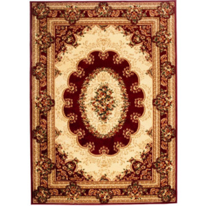 Kusový koberec klasický vzor bordó 60x100, Velikosti 60x100cm