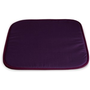 Podložka na stoličku Basic tmavo fialová