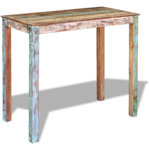 Barový stolík z recyklovaného dreva, 115 x 60 x 107 cm