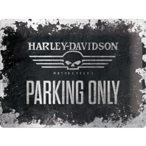 Nostalgic Art Plechová ceduľa: Harley Davidson Parking Only (2) - 30x40 cm