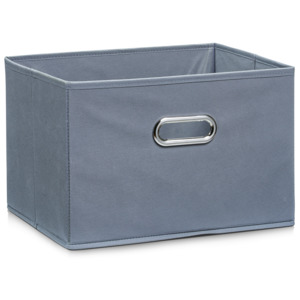 Zeller, Úložný box, flísový, šedý, 33 x 26 x 22 cm
