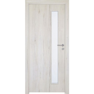 Interiérové dvere Sierra presklené, 80 P, dub snežný