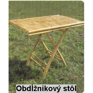 Bambusový stôl MB-14