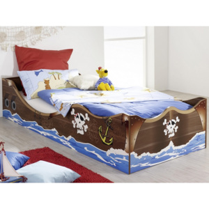Detská posteľ Drake 90x200 cm, pirátská loď