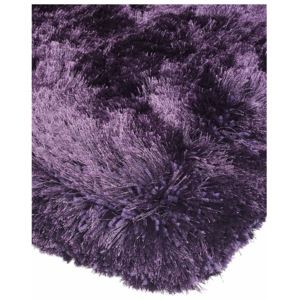 Plush - huňatý koberec koberec - fialová 140x200cm