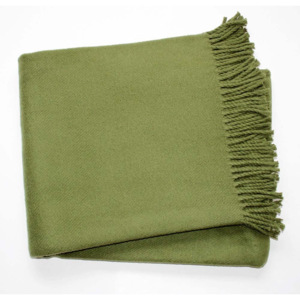 Zelená deka Euromant Basics, 140 x 180 cm