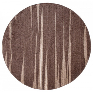Kusový koberec Albi hnedý kruh, Velikosti 130x130cm