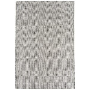 Ives koberec 120x170cm - čierna/biela