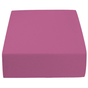 Jersey dvojlôžko ružové Gramáž: Standard (145 g/m2)