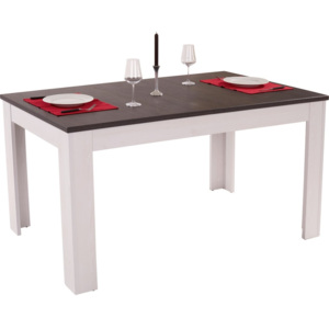 JAMES WOOD Výsuvný Stôl Provence Pvt01m 160 Az biela, farby wenge 160-200/77/90 cm