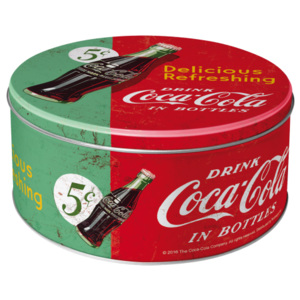 Nostalgic Art Plechová dóza - Coca-Cola (Dvojfarebná) 3,3l