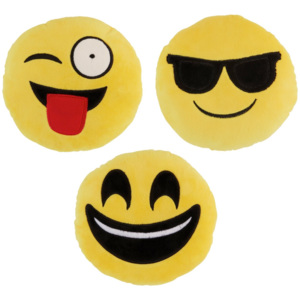 MÖMAX modern living Dekoračný Vankúš Emoji -ext- žltá