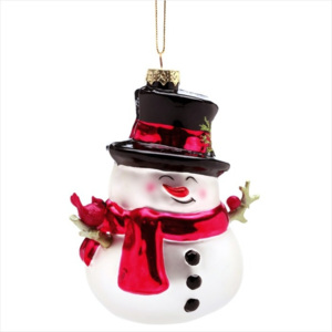Vianočná závesná ozdoba Butlers Hang On Snowman