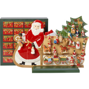 Villeroy & Boch Christmas Toys Memory adventný kalendár Santove sane, 49 cm