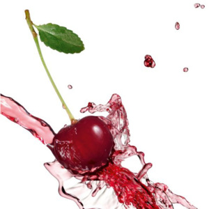 MÖMAX modern living Sklenená Fotka Splashing Cherry viacfarebné 20/20/1,70 cm