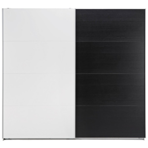 MODERN LIVING Skriňa S Posuvnými Dvermi Chester biela, čierna, farby dubu 225/206,4/65 cm