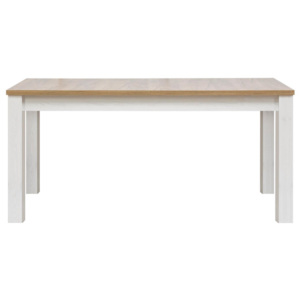 Jedálenský Stôl Noto biela 160-200/76/90 cm