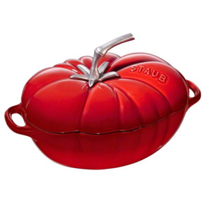 Staub hrniec ve tvaru rajčete červená 25 cm 2,9 l