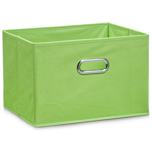 Zeller, Úložný box, flísový, zelený, 33 x 26 x 22 cm