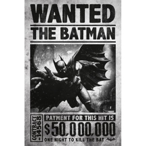 Plagát - Batman Arkham (Wanted)